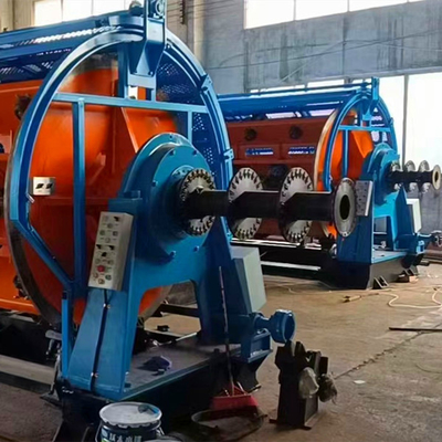 آلة تجديل الكابلات من النوع الدوار السريع بإطار صلب كامل الحماية 250 دورة في الدقيقة