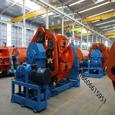 Ø45mm Max Stranding OD آلة تسرب الأسلاك للأسلاك المعزولة Ø2.0-Ø8.0mm متطلبات المدخل