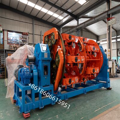 آلة الجدل الكوكبية لوضع حبلا موحد وتحسين الخواص الميكانيكية للكابلات مع اللف الخلفي لجميع التروس